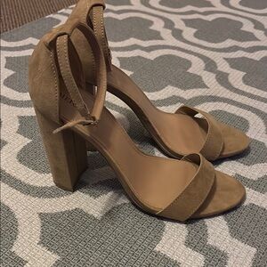 Merona Tan Block Heel Sandals